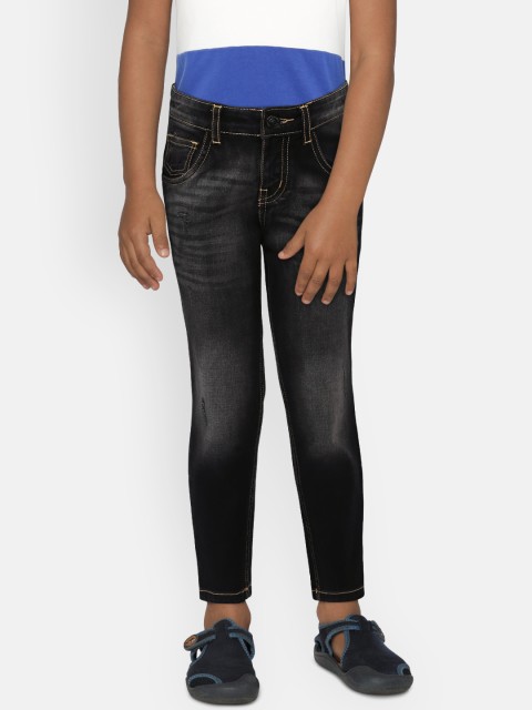 

Gini and Jony Boys Black Regular Fit Mid-Rise Clean Look Jeans