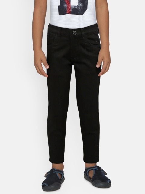 

Gini and Jony Boys Black Regular Fit Mid-Rise Clean Look Jeans