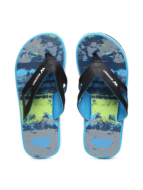 

Wildcraft Men Black Solid Treebo Thong Flip-Flops