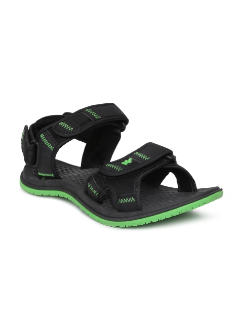 

Wildcraft Men Black & Green Joo Sports Sandals