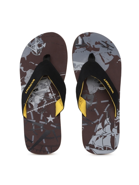 

Wildcraft Men Black Solid Misu Thong Flip-Flops