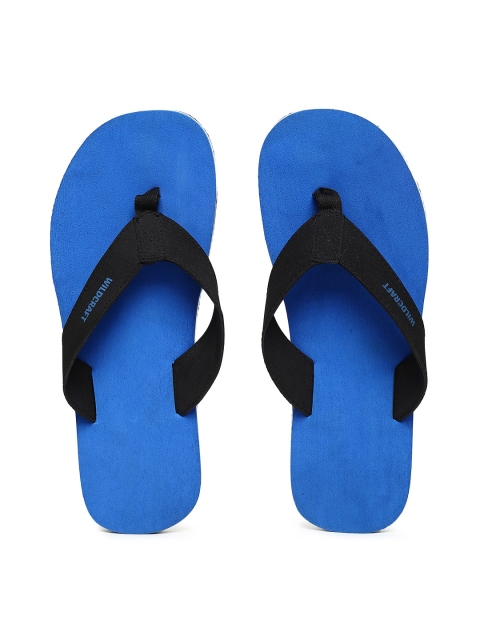 

Wildcraft Men Black Solid Brushed Thong Flip-Flops