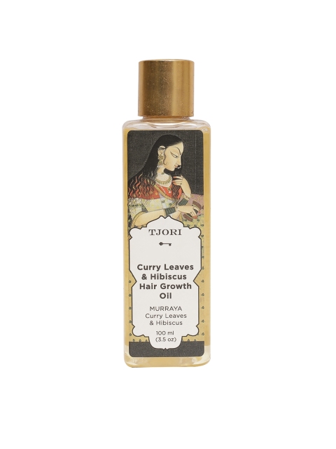 

TJORI Women Curry Leaves Herbal Hair Oil 100 ml, Yellow