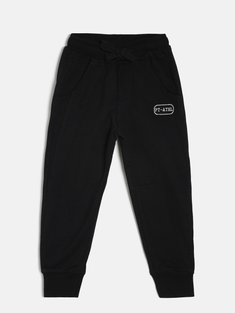

Palm Tree Boys Black Solid Joggers