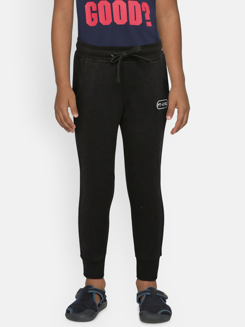 

Palm Tree Boys Black Printed Joggers
