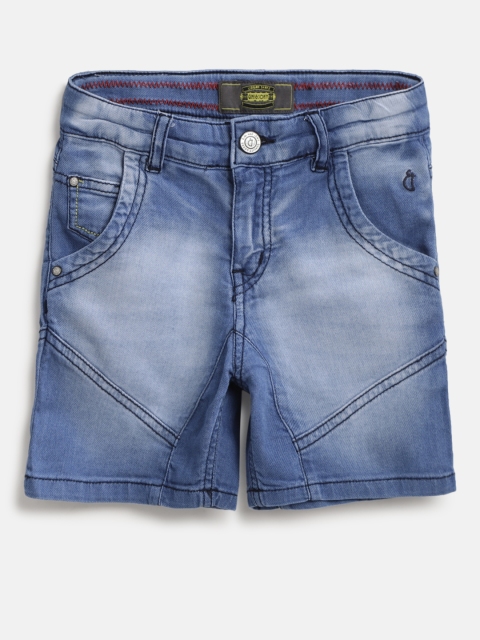 

Gini and Jony Boys Blue Washed Regular Fit Denim Shorts