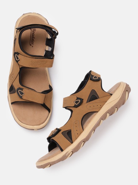 

Roadster Men Tan Brown Sports Sandals