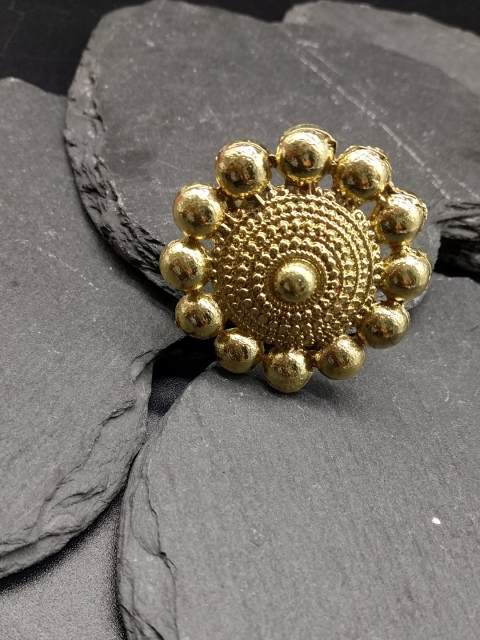 

Fida Women Gold-Toned Helia Handcrafted Finger Ring