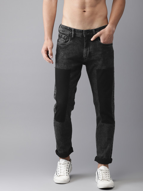 

Moda Rapido Men Black Slim Fit Mid-Rise Clean Look Stretchable Jeans