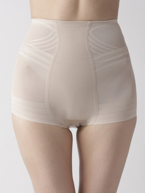 

Marks & Spencer Women Beige Low Leg Waist Cincher Shapewear T331603ALMOND