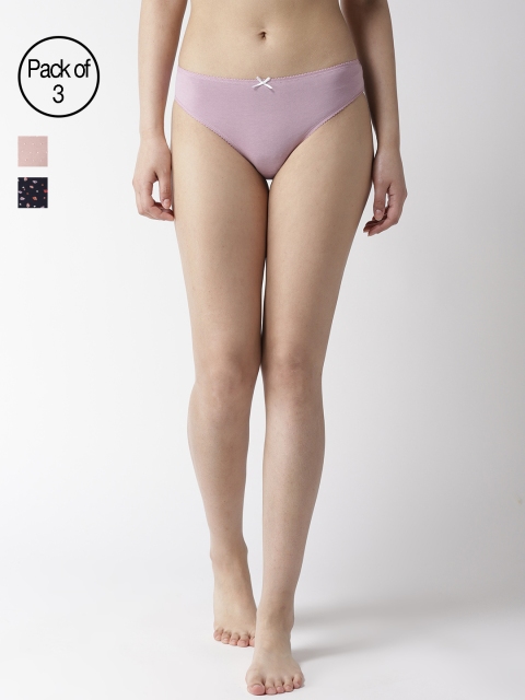 

Marks & Spencer Women Pack of 3 Bikini Briefs T610204K, Purple
