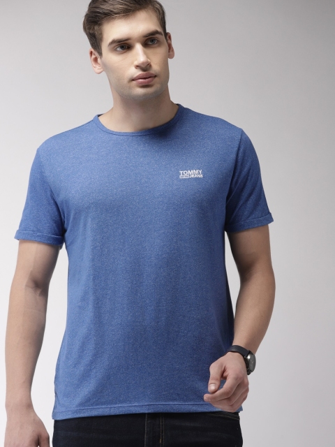 

Tommy Hilfiger Men Blue Solid T-shirt