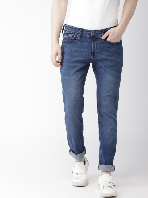 

Tommy Hilfiger Men Blue Sidney Skinny Fit Mid-Rise Clean Look Stretchable Jeans
