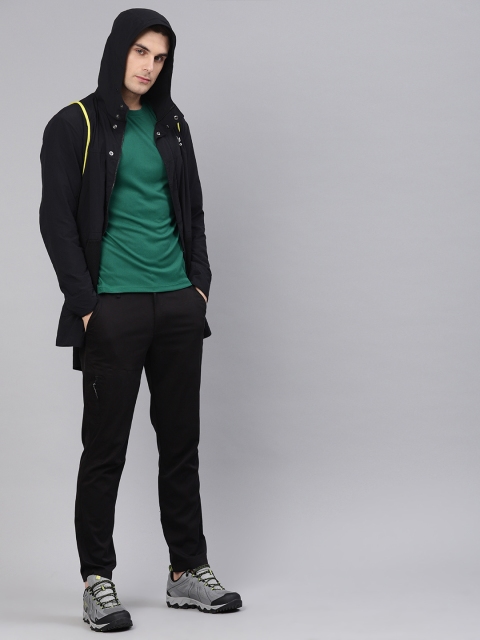 

HRX by Hrithik Roshan Men Green Solid Rapid Dry Outdoor Tshirt