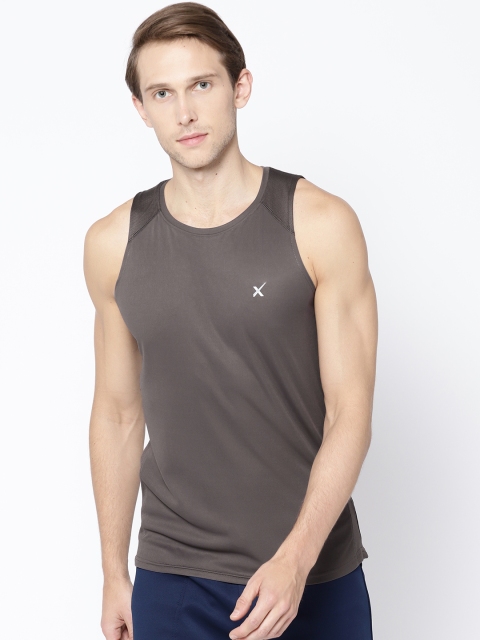 

HRX by Hrithik Roshan Men Rapid Dry Training T-shirt, Brown
