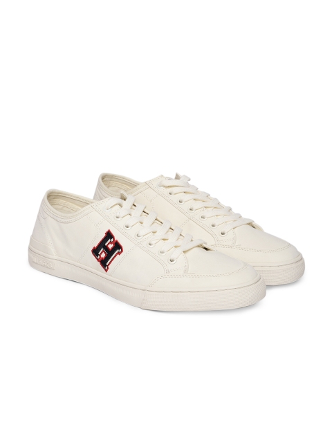 

Tommy Hilfiger Men Off-White Sneakers