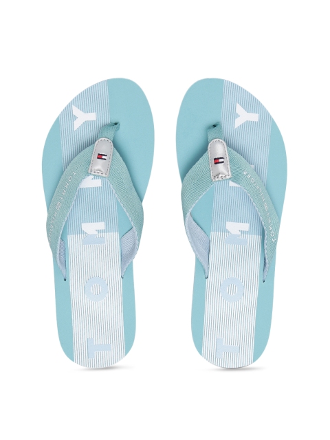 

Tommy Hilfiger Women Blue Printed Thong Flip-Flops