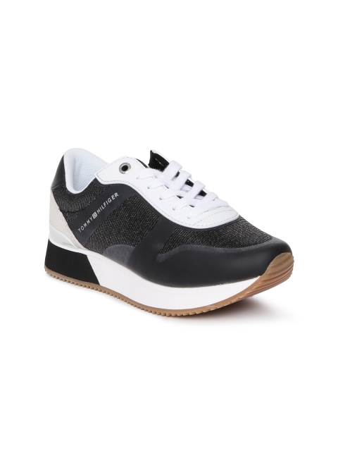 

Tommy Hilfiger Women Black Sneakers