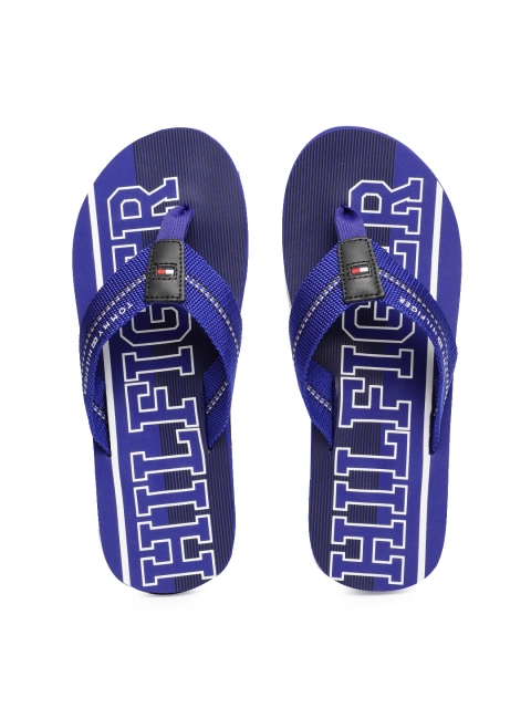 

Tommy Hilfiger Men Blue Solid Thong Flip-Flops