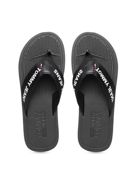 

Tommy Hilfiger Men Black Printed Thong Flip-Flops