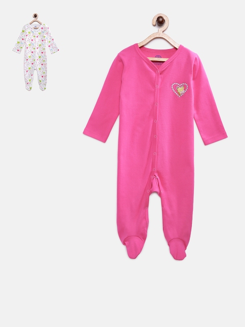 

TAMBOURINE Girls Pack of 2 Assorted Sleepsuits