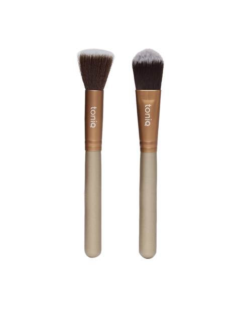 

Toniq Beauty Set of 2 Foundation Brushes, Bronze