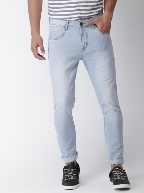 

Mast & Harbour Men Blue Skinny Fit Mid-Rise Clean Look Stretchable Jeans