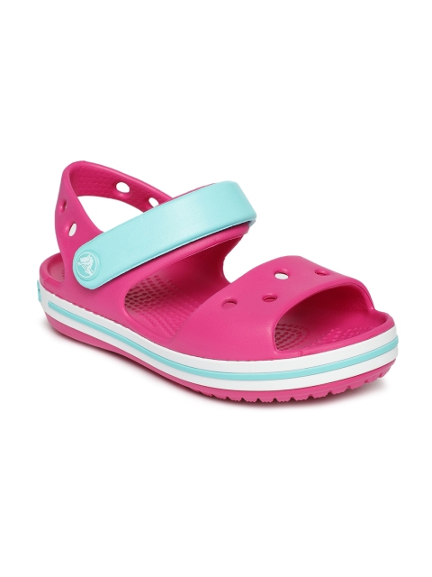 

Crocs Unisex Pink & Blue Flats