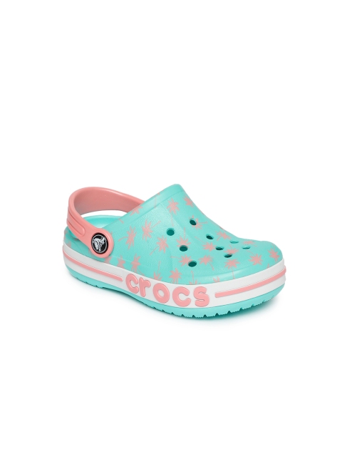 

Crocs Unisex Sea Green Printed Clogs