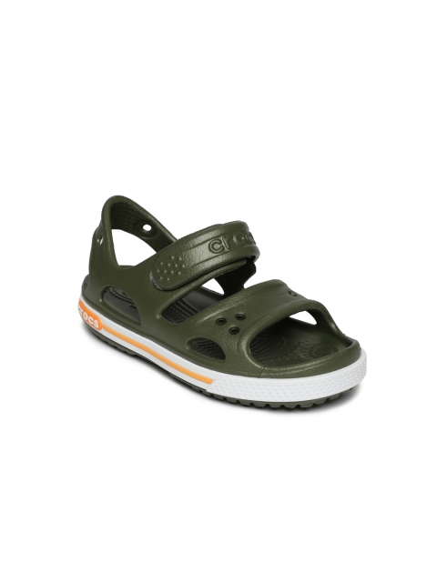 

Crocs Boys Olive Green Comfort Sandals