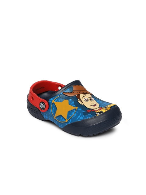 

Crocs Kids Navy Blue Printed Clogs