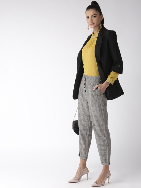 

Madame Women Mustard Yellow Solid Top
