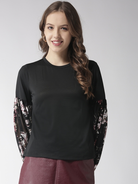 

Madame Women Black Solid Top