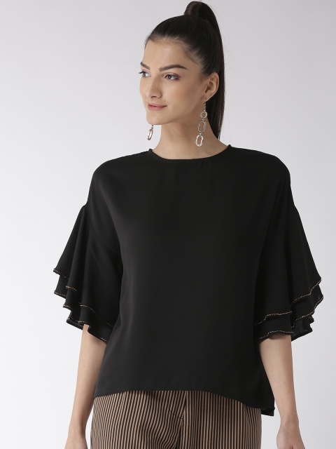 

Madame Women Black Solid Top