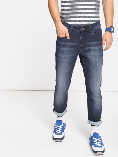 

SINGLE Men Blue Skinny Fit Mid-Rise Clean Look Stretchable Jeans