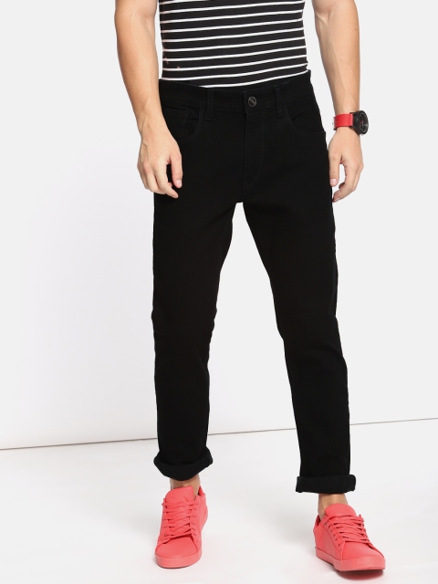 

SINGLE Men Black Slim Fit Mid-Rise Clean Look Stretchable Jeans