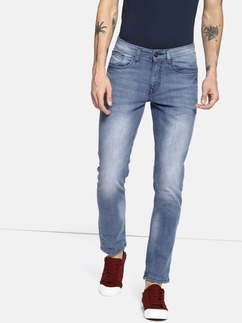 

SINGLE Men Blue Slim Fit Mid-Rise Clean Look Stretchable Jeans