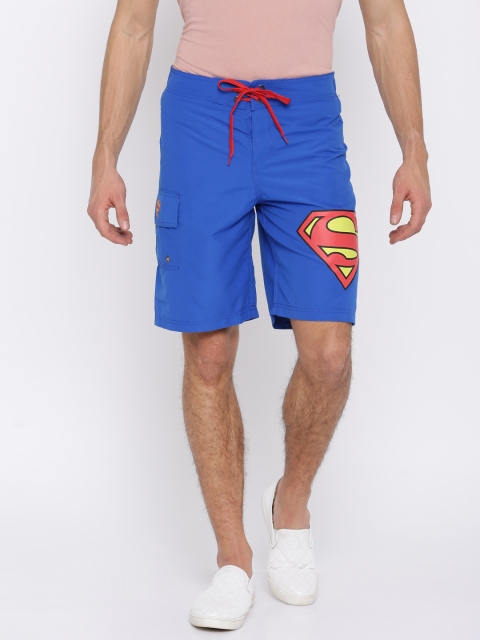 

Free Authority Superman featured Blue Shorts for Men