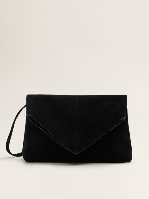 

MANGO Black Solid Sling Bag