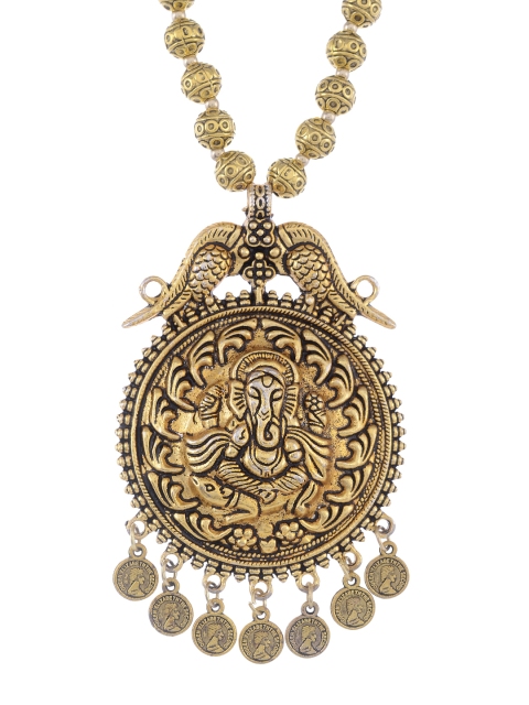 

Silvermerc Designs Gold-Plated Temple Necklace