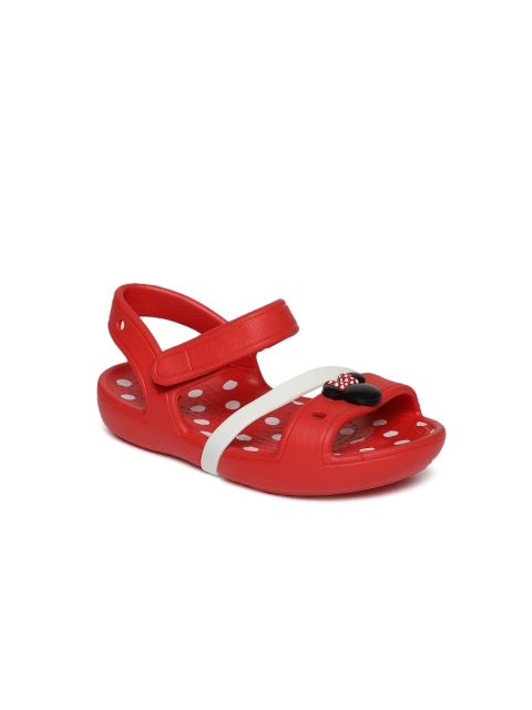 

Crocs Girls Red Solid Open Toe Flats
