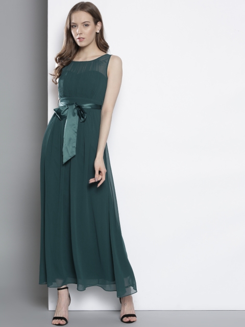 

DOROTHY PERKINS Women Green Solid Maxi Dress