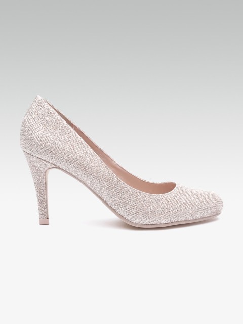 

DOROTHY PERKINS Women Gold-Toned Solid Pumps