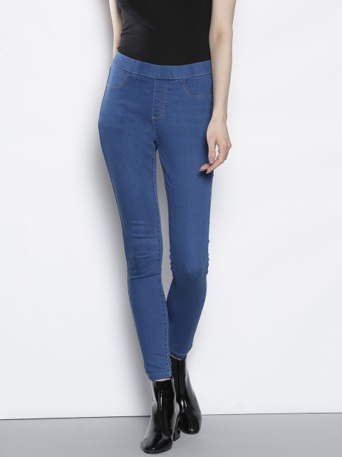 

DOROTHY PERKINS Women Blue Solid Jeggings