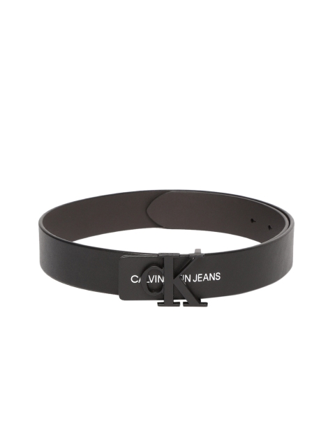 

Calvin Klein Men Black Reversible Leather Solid Belt