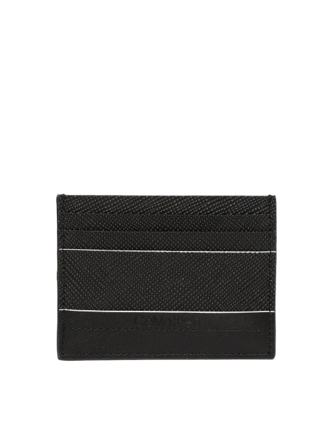 

Calvin Klein Men Black Textured Card Holder