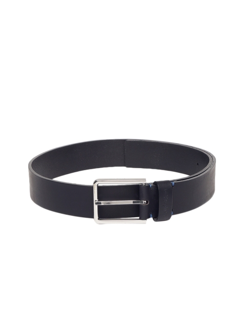 

Calvin Klein Men Navy Blue Solid Leather Belt
