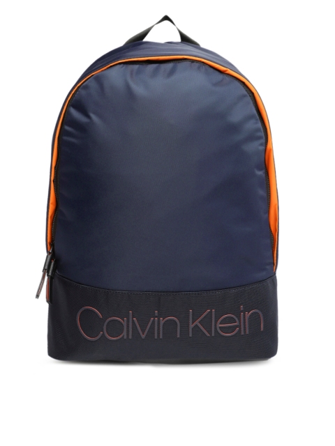 

Calvin Klein Men Navy Blue Solid Backpack