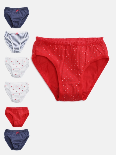 

Marks & Spencer Girls Pack of 7 Briefs T711619D, Red