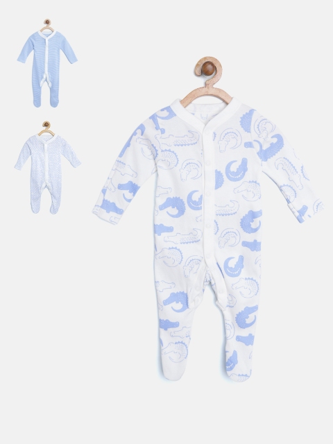 

Marks & Spencer Kids Pack of 3 Sleepsuits, White